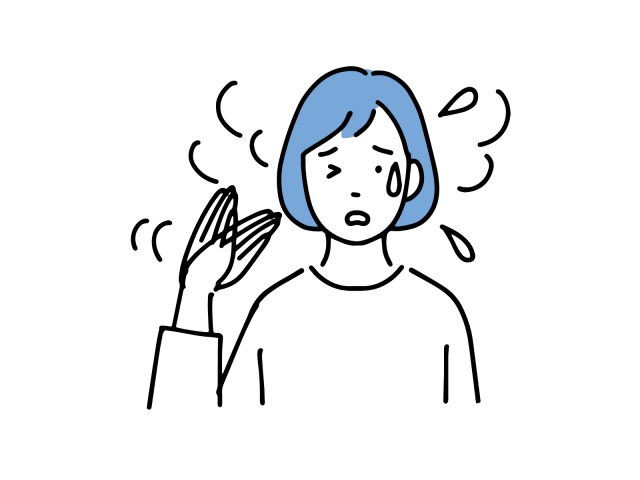 ホットフラッシュ イラスト